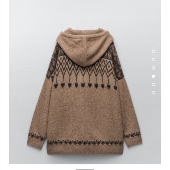 Wool blend oversized sweatshirt. - Picture 4 of 4